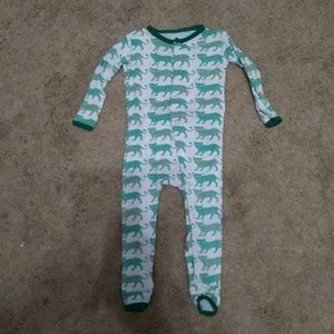 Kickee Pants Coverall- Aloe Leopard